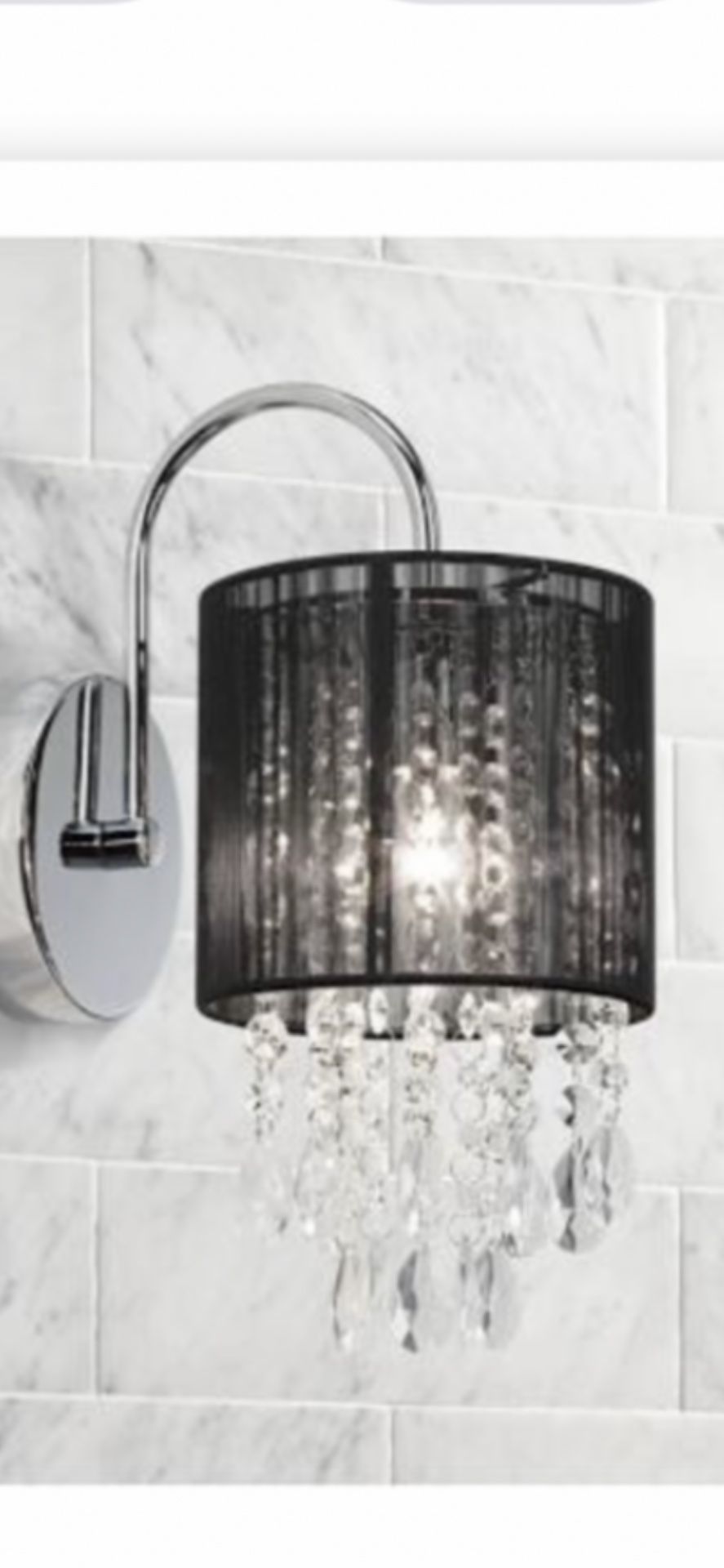 Chrome Modern Light Sconce