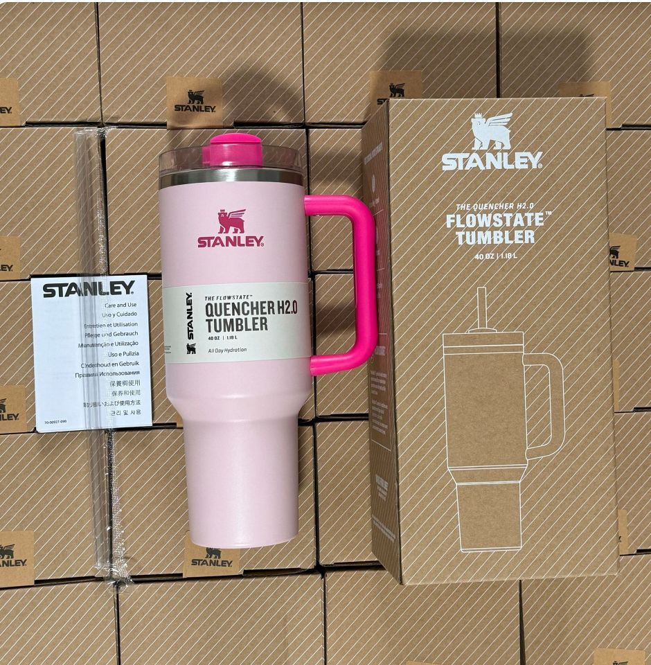 Pink Stanley Water Bottle