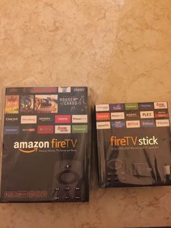 Amazon fire TV and sticks