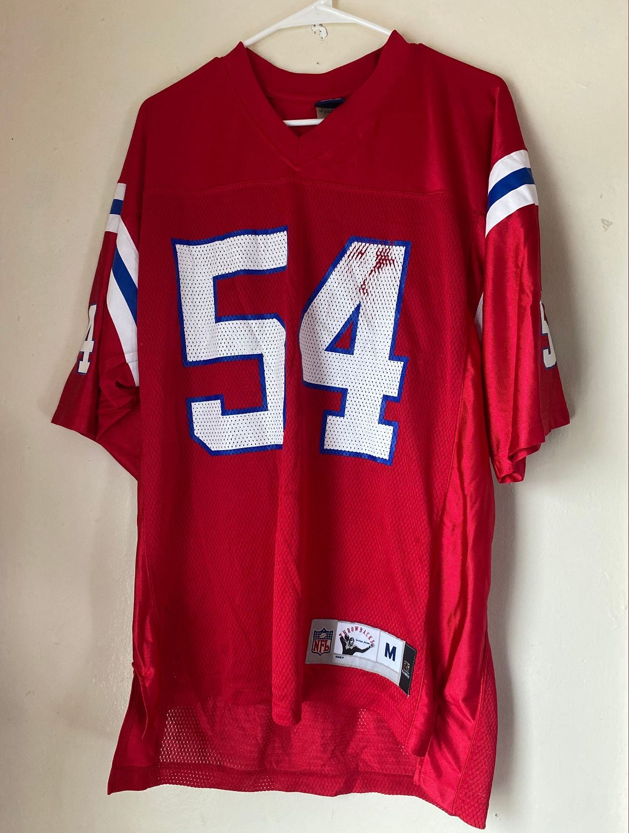 Vintage 2005 Trey Bruschi England patriots Gridiron Throwback Jersey Md Rare