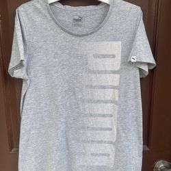 Puma Gray T-Shirt L.
