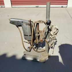 Old-fashioned hand Drill.