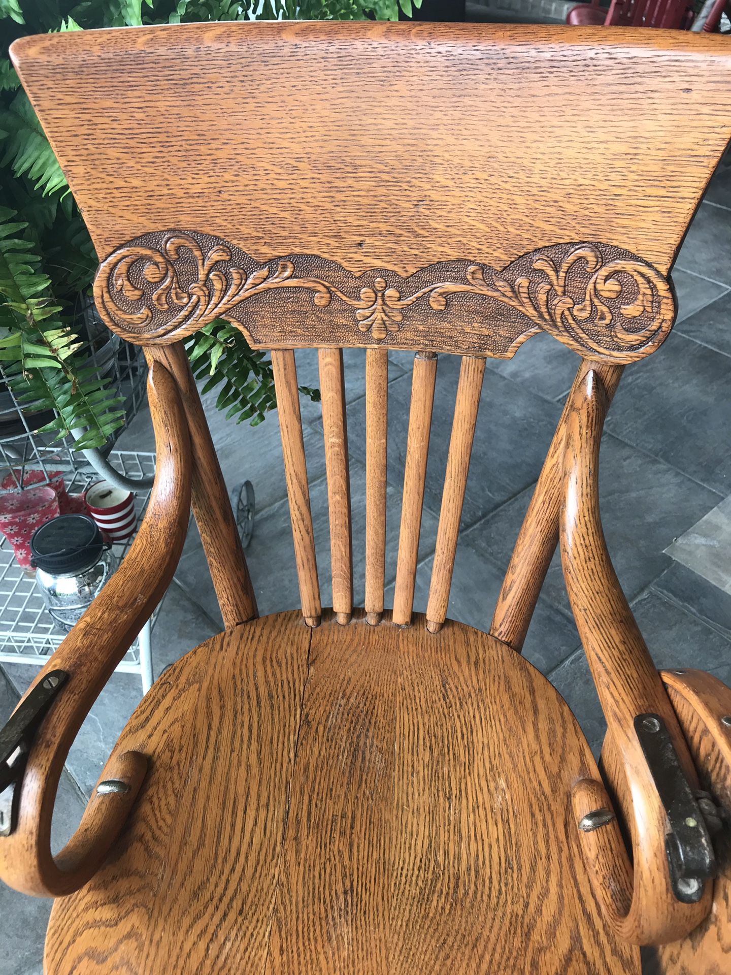 Antique Wooden High Chair