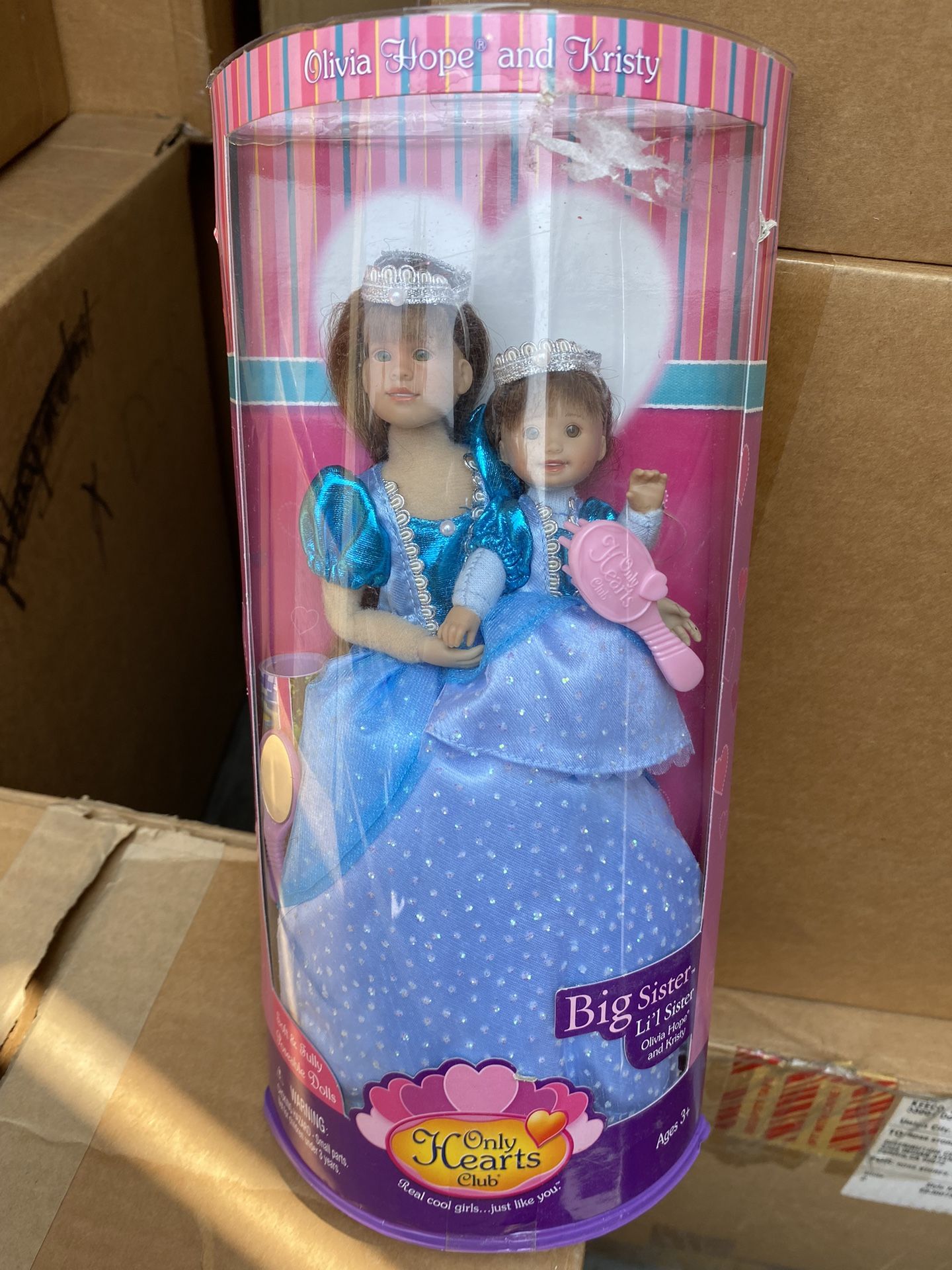 New Only Hearts Club Big Sister Little Sister Olivia Hope & Kristy Dolls