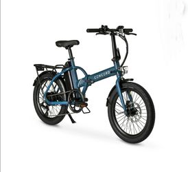 Concord 20" Urbanfold Electric Folding Bike, 36V, Class 2, Blue, Fits Riders 4'11" - 6'2". Adult, Unisex