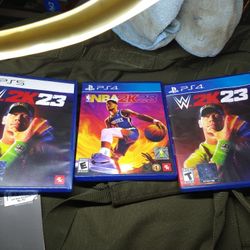 PS4&5 Games Lot W/ Sealed Game