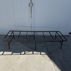 Single Size Folding Metal Bed Frame