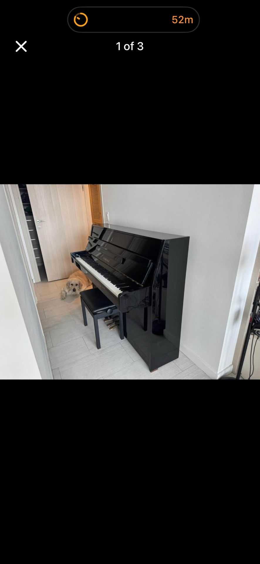 Yamaha B1 upright piano