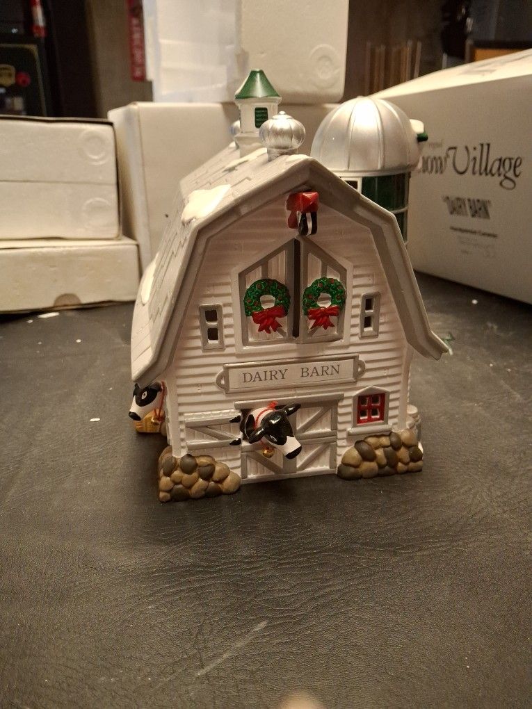 The Original Snow Village Dairy Farm