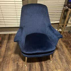 Royal Blue Accent Chair
