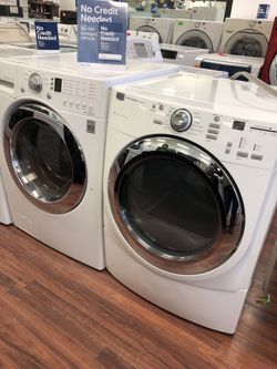 Washer and electric dryer