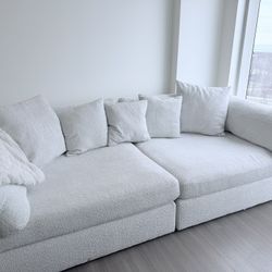 Modern Bouclé Sectional Sofa
