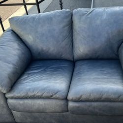 Leather Sofa Love Seat 