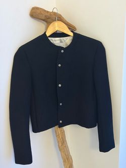Sandro Paris black cropped cardigan