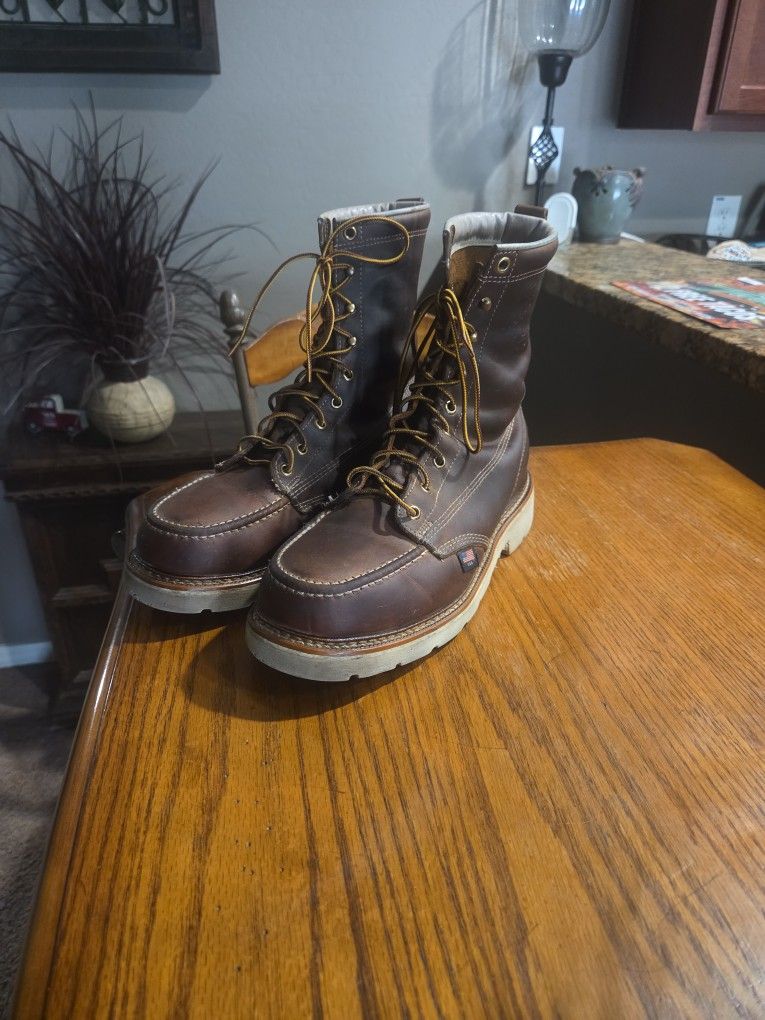Work Boots Made In USA Size 10 D
