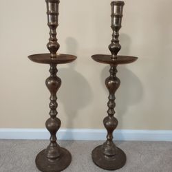 Brass Antique Candle Holder 
