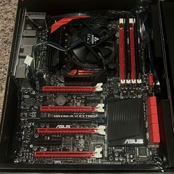 Motherboard w/ 4790k CPU 16gb Ram And Cooler