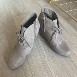 Beige Ankle Boots