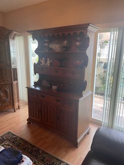 Wood hutch