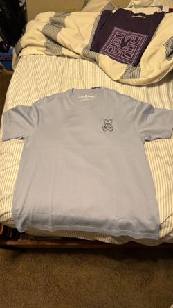 psycho bunny shirt, light blue size medium/5