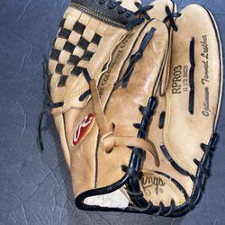 Rawlings Leather Baseball Glove RPR03 11 1/2 Inch left for Right Handed Thrower