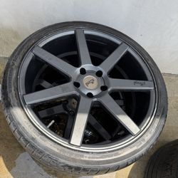Niche 20in Rims- 4 Rims with Tires