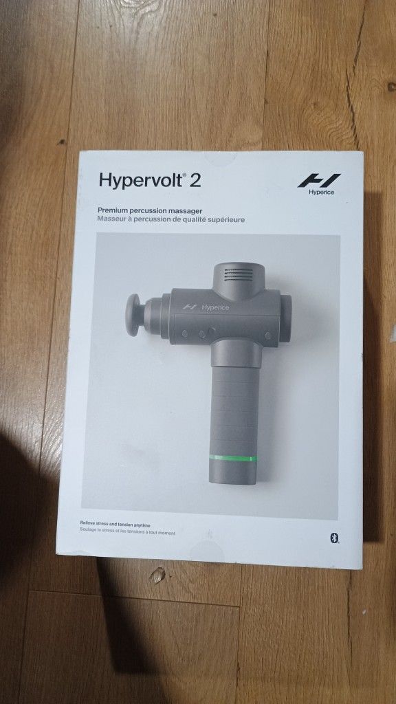 (NEW) Hyperice Hypervolt 2 Percussion Massage Device - Grey