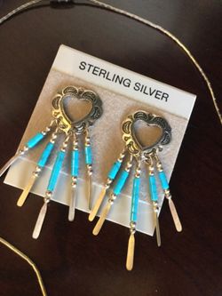 Aqua blue beads & Silver jewelry 🛍🌸💓