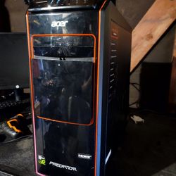 Acer Predator PC: Intel Core i7, Bluetooth, HDMI, Wi-Fi, Windows11 25H2. 2TB Drive.