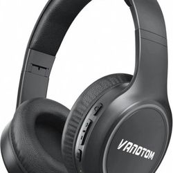 Noise Canceling Wireless & Wired On-Ear Bluetooth Headphones with Microphone