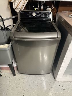 LG 5.5 Top Load Washer, Graphite Steel