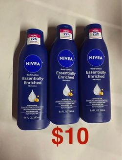 Nivea Essentially Enriched Body Lotion 3-Pack