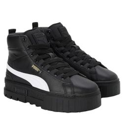 Puma Wmns Mayze Mid Black And White