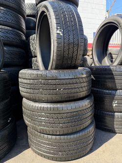 225/45/R18 marca CONTINENTAL las 4 llantas usadas instaladas y balanceadas