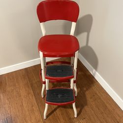 Antique Chair Step Stool 