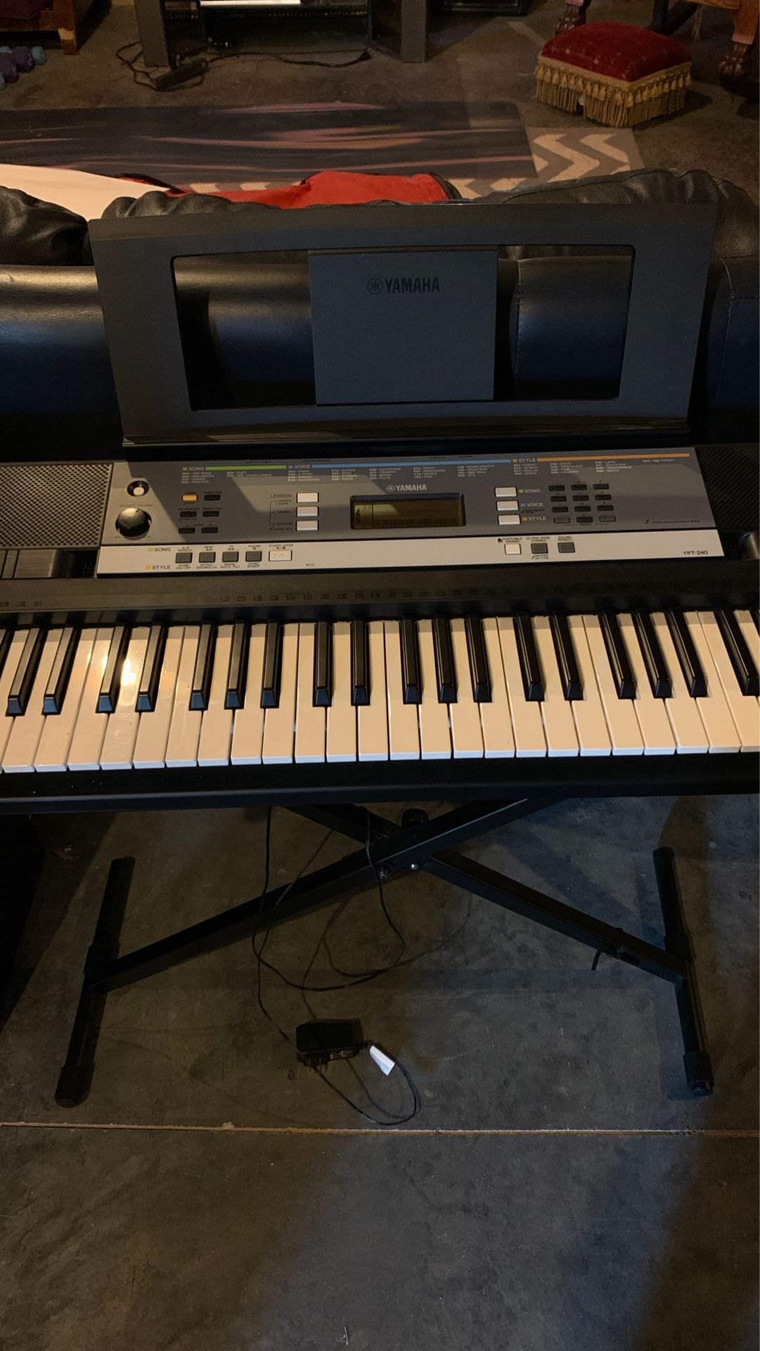 Casio Keyboard + Stand + Chair