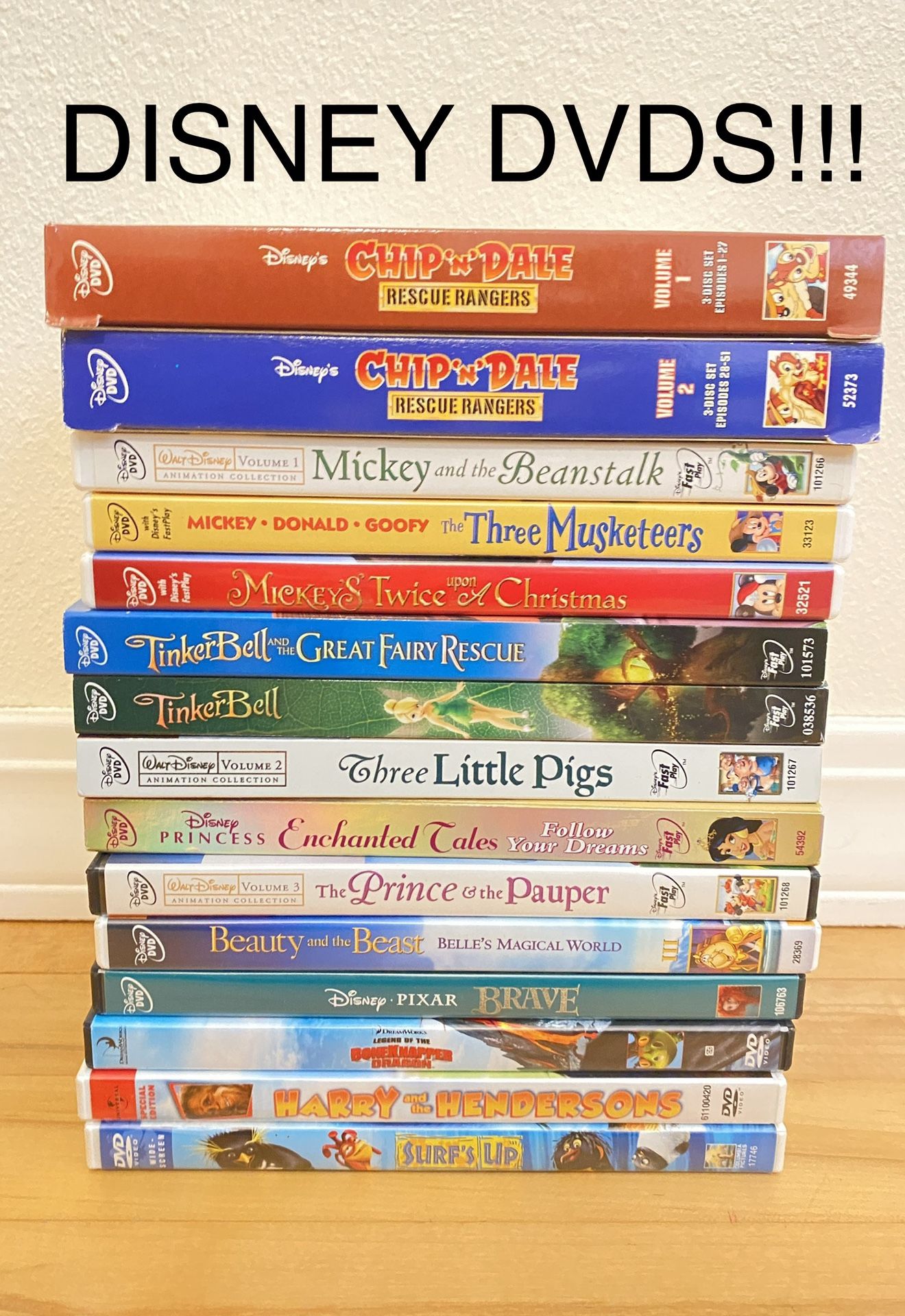 BUNDLE OF DISNEY DVDS & Others!!