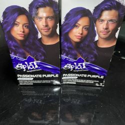 New Hair Dye Purple Semi Permanent Both For $7 