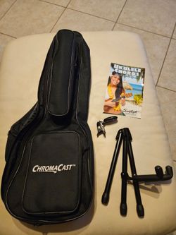 CHROMA CAST UKULELE BLACK NEW CARRIER CASE