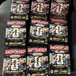 2026 Panini Prizm Monopoly FIFA World Cup Blaster Box  New Sealed 