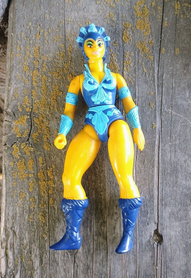 Vintage She-Ra Action Figure Evil Lyn MOTU Masters of The Universe 1981 To 1982