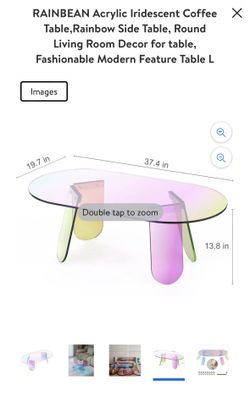 Brand New. Acrylic Coffee Table 