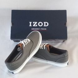 IZOD Men's Canvas Lace Up Shoes Available in Size 8 or 12
