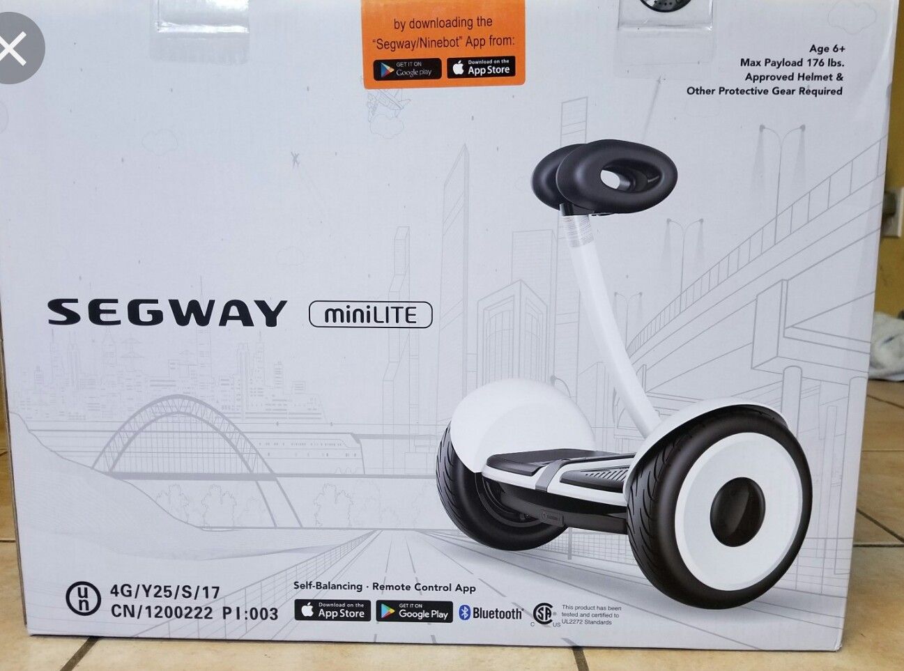 Segway Mini Lite NIB with extending handlebar