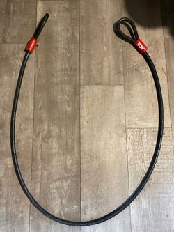 Security lock chain wire  for fence bike valuables.