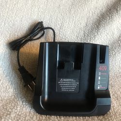 40V Max Lithum Battery Charger w/ 2 USB Ports