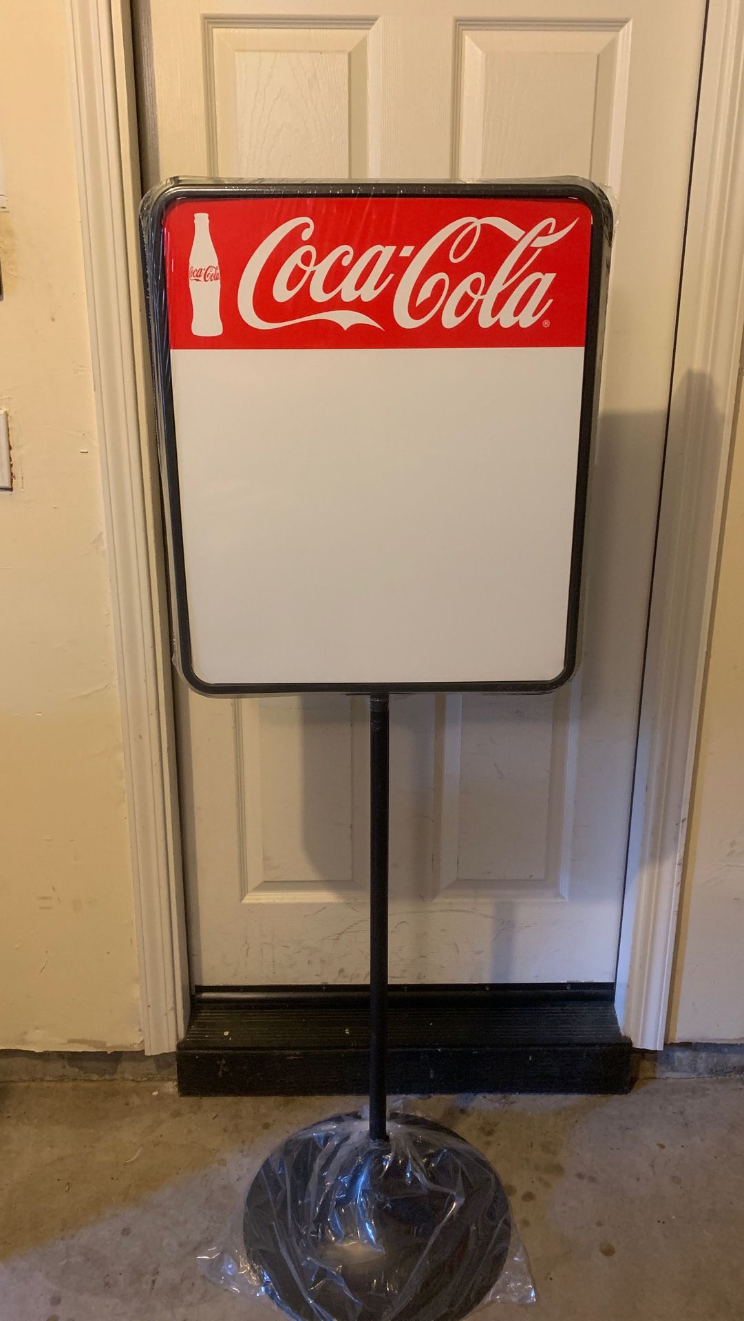 Coca Cola dry erase menu board