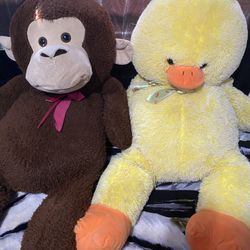 Monkey And Duck 