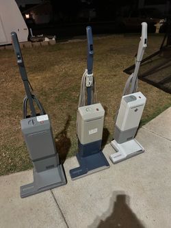 Vintage Electrolux vacuums