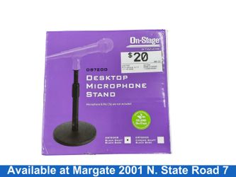 Onstage Ds7200 Black Corded Microphone